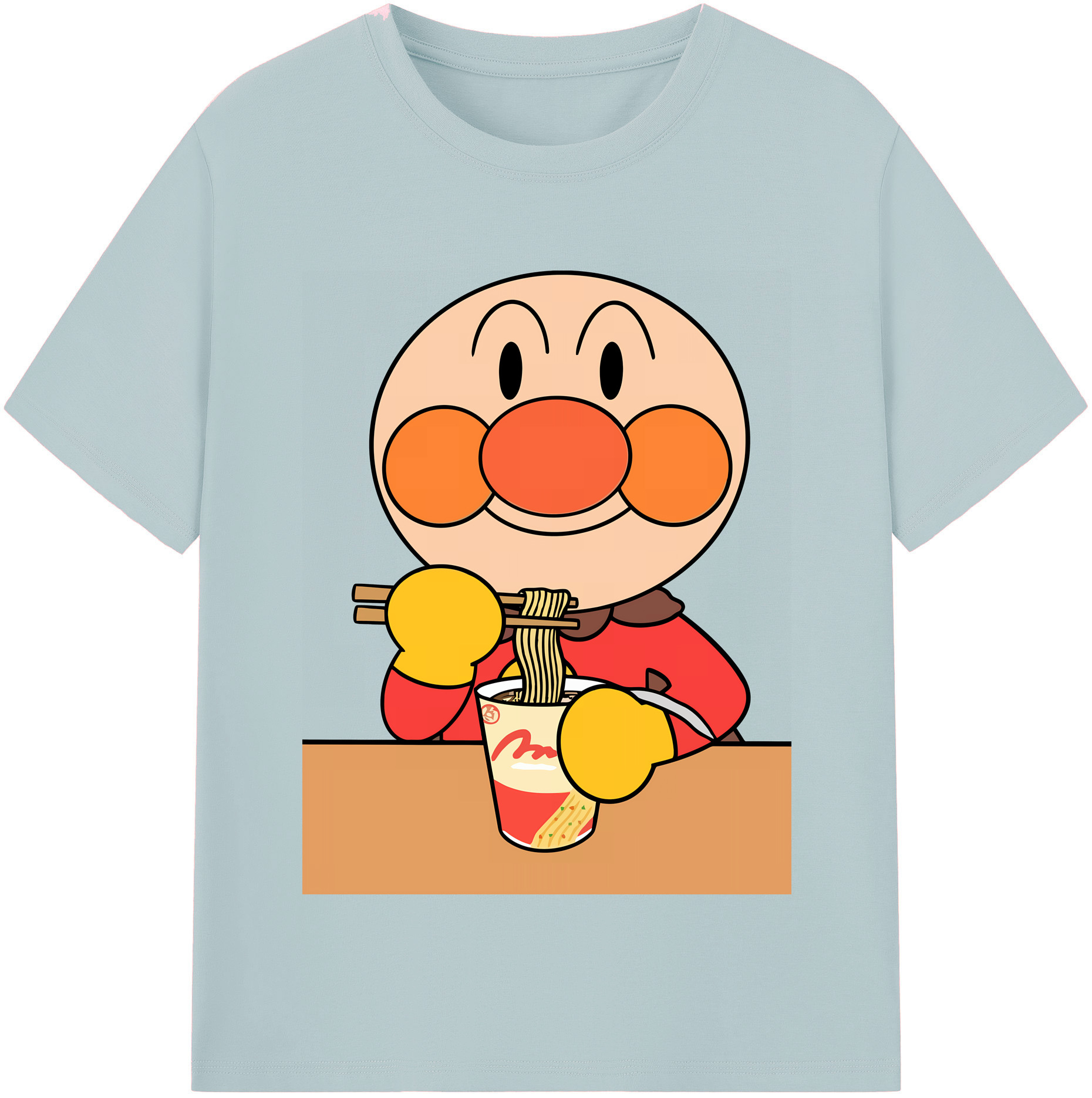 （画像用） アンパンマン Anpanman 綿100％半袖Tシャツ（フロントプリント）